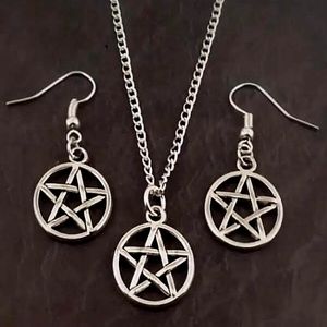 Wiccan Necklace and Earring Set